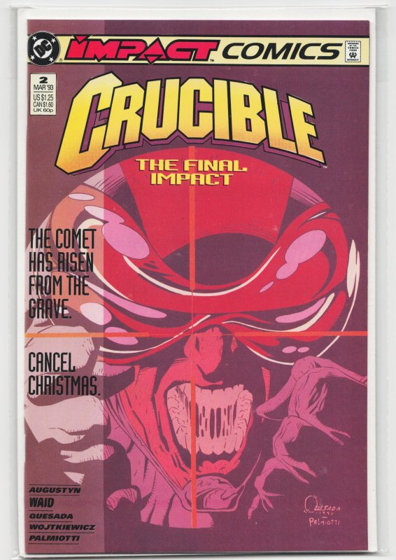 Crucible #2 (Impact Comics, 1993), raw, ungraded comic book — front cover