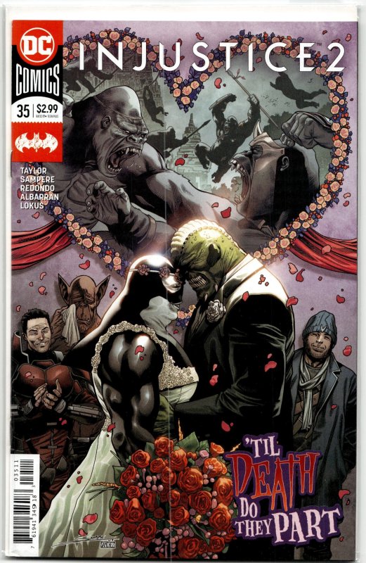 Injustice 2 #35 (2018), raw, ungraded comic book — front cover