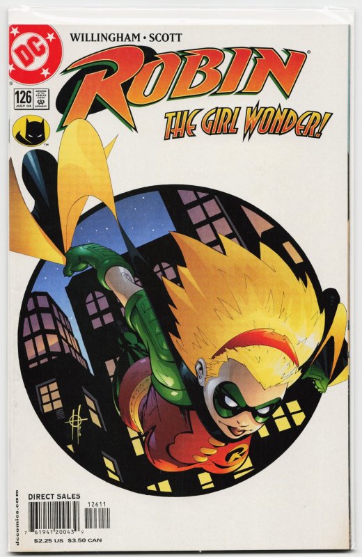 Robin #126 (DC Comics, 2004), raw, ungraded comic book — front cover