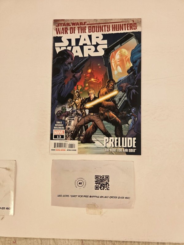 Star Wars #13 (Marvel Comics), raw comic book in NM condition — front cover