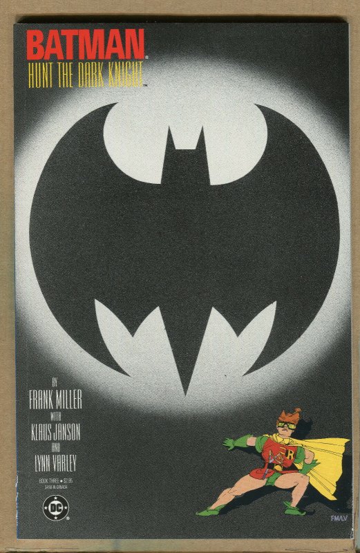 Batman: Dark Knight Book Three - Superman App. - 1986 (Grade 7.0) WH (1986), raw comic book in 7.0 condition — front cover