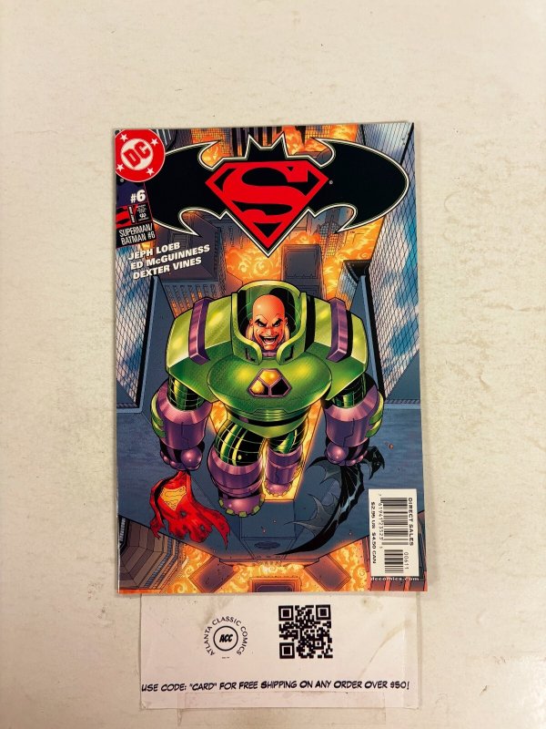 Superman Batman #6 (DC Comics, 2004), raw comic book in NM condition — front cover