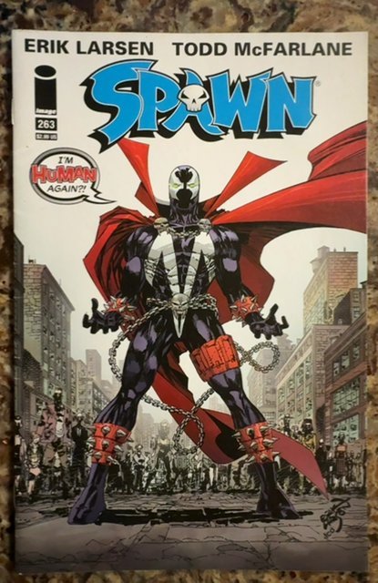Spawn #263 (Image Comics, 2016), raw, ungraded comic book — front cover