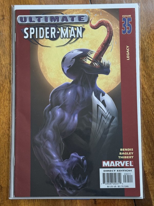 Ultimate Spider-Man #35 (Marvel Comics, 2003), raw comic book in VF/NM 9.0 condition — front cover