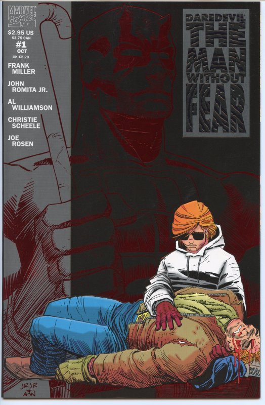 Daredevil: Man Without Fear Full run - Miller/Romita Jr - Marvel - 1994 - NM (Marvel Comics, 1994), raw comic book in NM condition — front cover