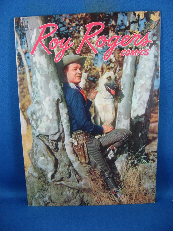 Roy Rogers #12 (Dell Comics, 1948), raw comic book in VF condition — front cover