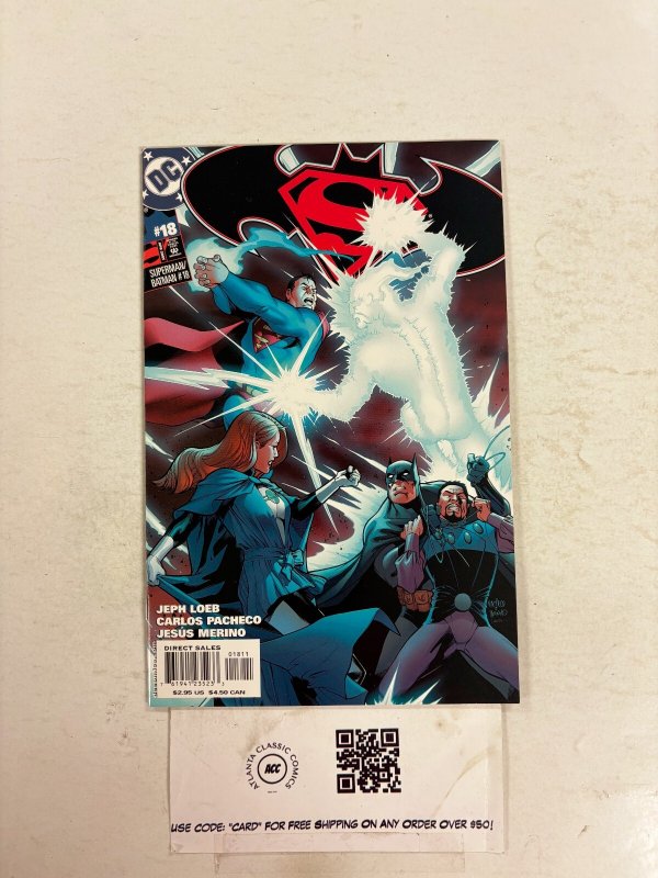 Superman Batman #18 (DC Comics), raw comic book in NM condition — front cover
