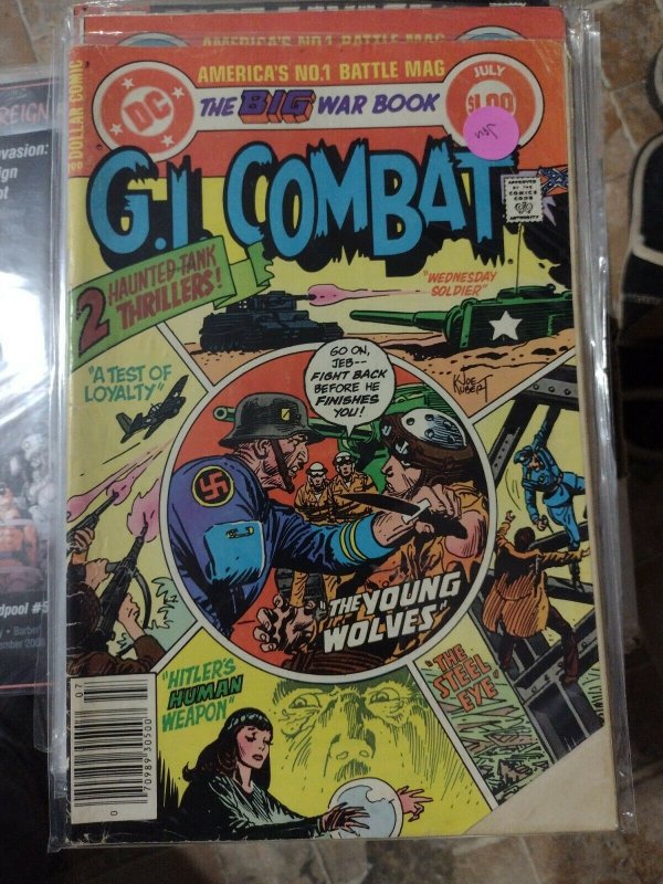 GI Combat #243 (DC Comics, 1982), raw, ungraded comic book — front cover