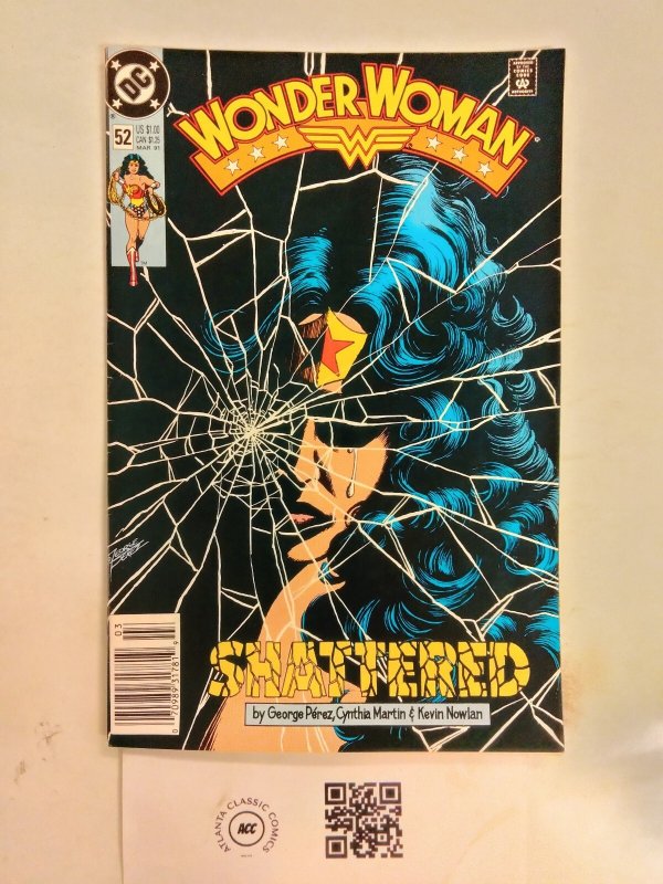 Wonder Woman #52 (DC Comics), raw comic book in NM condition — front cover