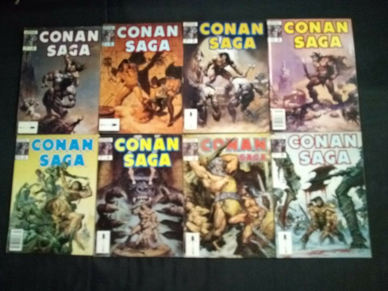 Conan Magazine Lot of 50 Vf-Nm Savage Tales,conan Saga,and More..., raw comic book in NM condition — front cover