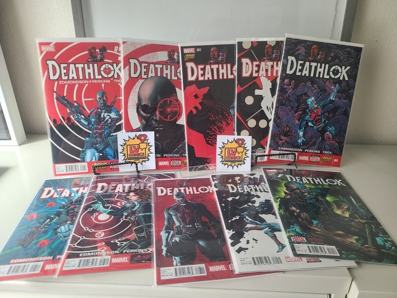 Deathlok #1 - 10 2014/2015, Full Complete Series Marvel Comics NM- (Marvel Comics), raw comic book in NM- condition — front cover