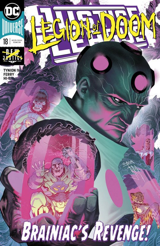 Justice League #18 (DC Comics, 2019), raw, ungraded comic book — front cover
