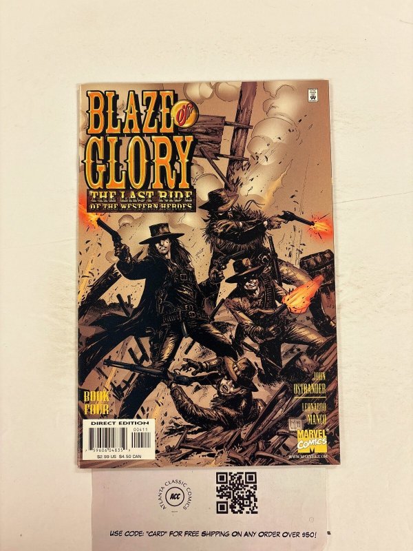 Blaze of Glory #4 (Marvel Comics), raw comic book in NM condition — front cover