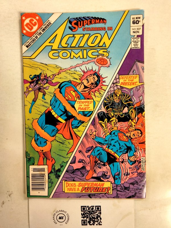 Action Comics #537 (DC Comics), raw comic book in FN condition — front cover