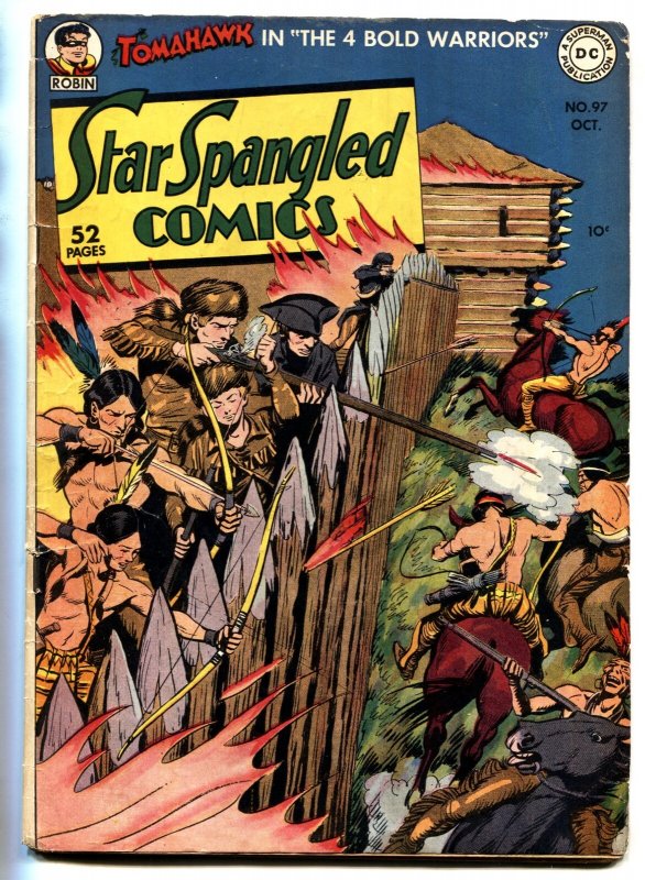 Star Spangled #97 (DC Comics, 1949), raw, ungraded comic book — front cover