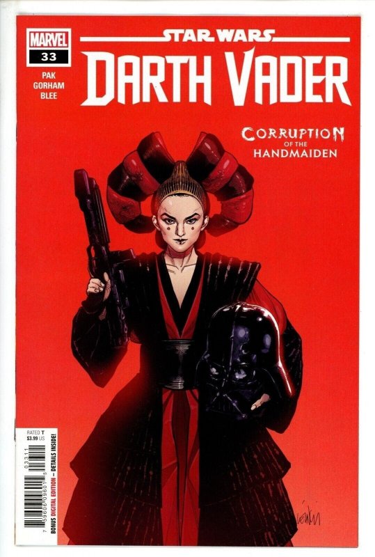 Star Wars Darth Vader #33 (Marvel Comics, 2023), raw, ungraded comic book — front cover