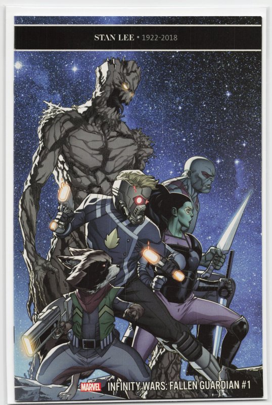 Infinity Wars: Fallen Guardian (2019) Guardians of the Galaxy (2019), raw, ungraded comic book — front cover