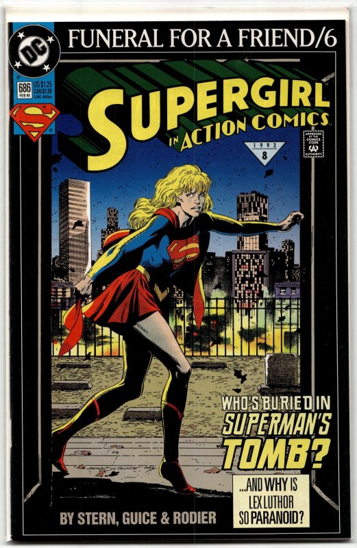 Action Comics #686 (DC Comics, 1993), raw, ungraded comic book — front cover
