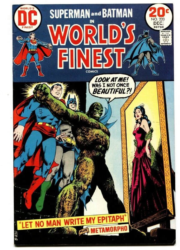 Worlds Finest #220 (DC Comics, 1972), raw, ungraded comic book — front cover