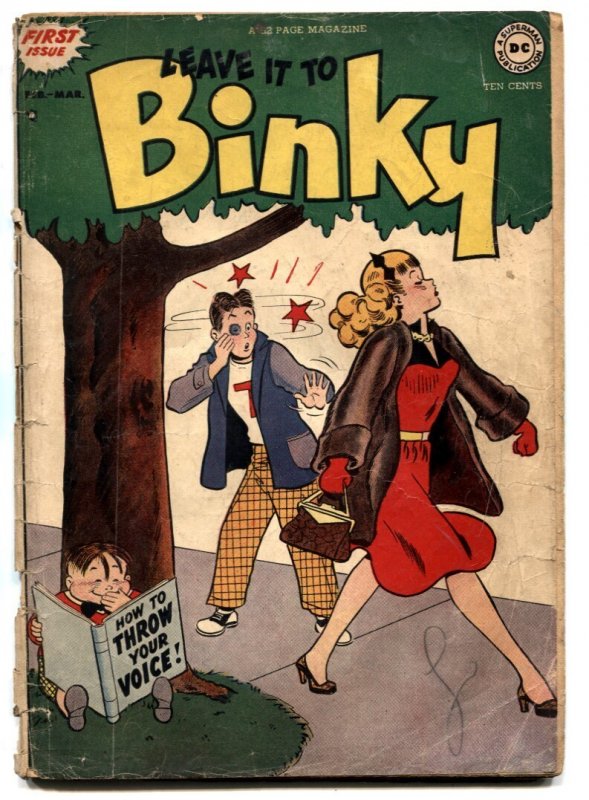Leave It to Binky #1 (DC Comics, 1948), raw comic book in FR condition — front cover