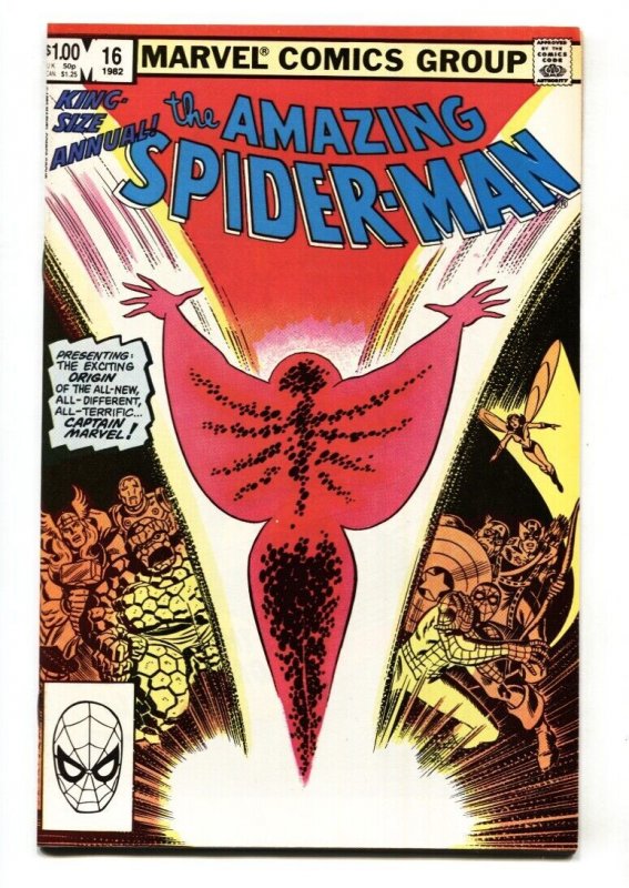 Amazing Spider-Man Annual #16 (Marvel Comics, 1982), raw, ungraded comic book — front cover