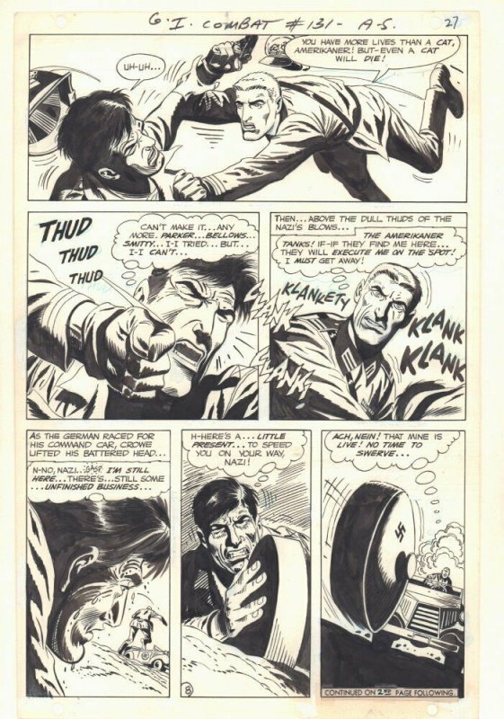 G.I. Combat #131 (DC Comics, 1968), raw, ungraded comic book — front cover