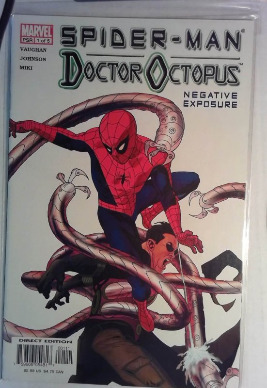 2003 Doctor Octopus: Negative Exposure #1 (Marvel Comics, 2003), raw, ungraded comic book — front cover