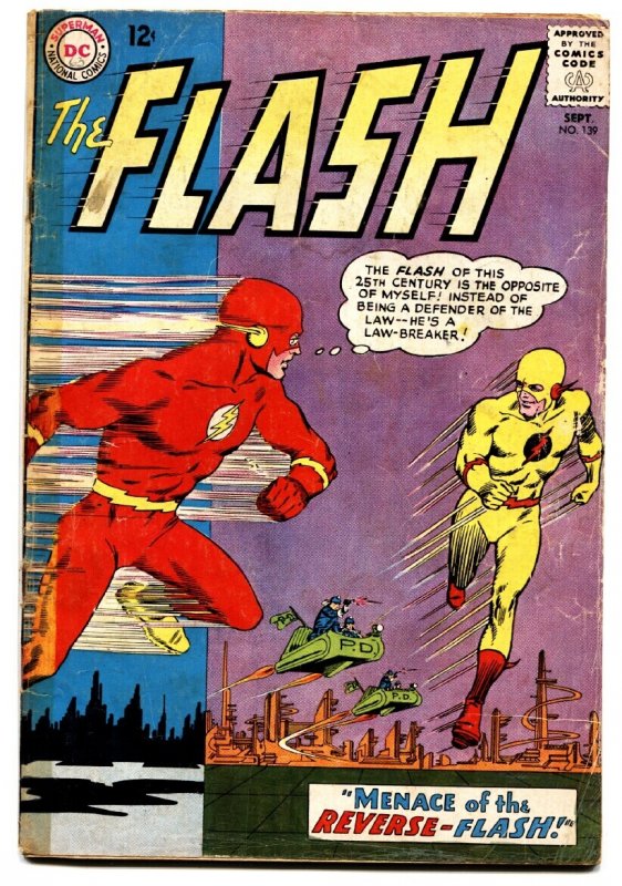 Flash #139 (DC Comics, 1963), raw comic book in VG- condition — front cover