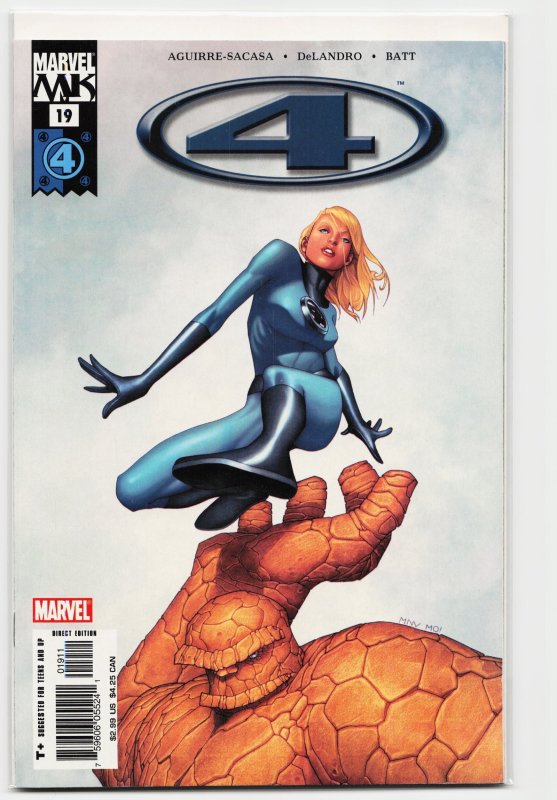 Marvel Knights: 4 #19 (Marvel Comics, 2005), raw, ungraded comic book — front cover