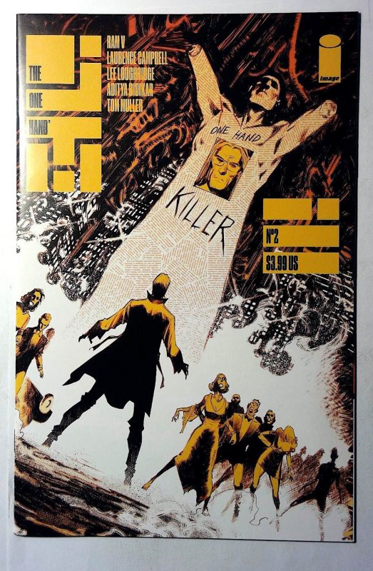 The One Hand #2 (Image Comics, 2024), raw comic book in NM 9.4 condition — front cover