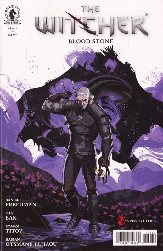 The Witcher: Blood Stone #4 (IDW Publishing, 2026), raw, ungraded comic book — front cover
