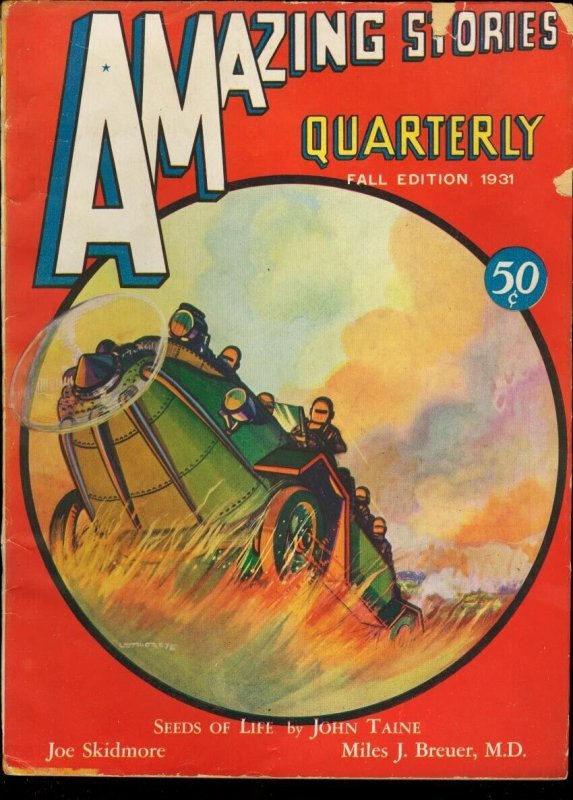 Pulp: Amazing Stories Quarterly 1931 Fall-Early Sci-Fi VG (1931), raw comic book in VG condition — front cover