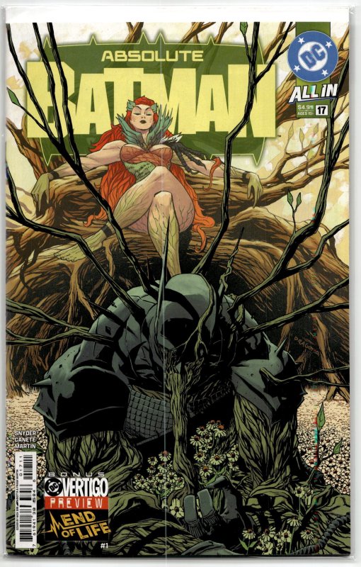 Absolute Batman #17 (DC Comics, 2026), raw, ungraded comic book — front cover