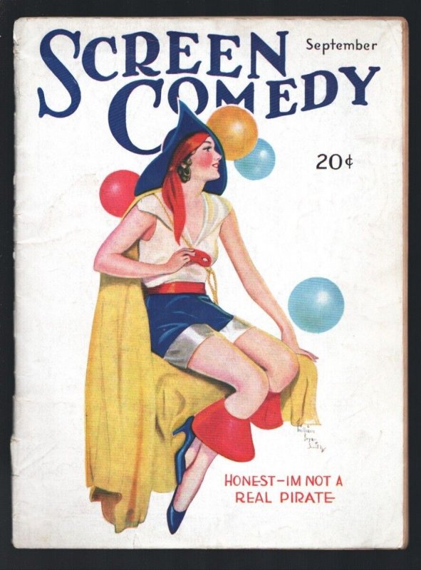 Screen Comedy #1, raw, ungraded comic book — front cover