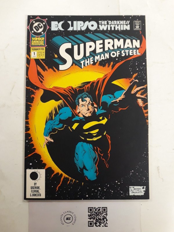 Superman the Man of Steel Annual #1 (DC Comics), raw comic book in NM condition — front cover
