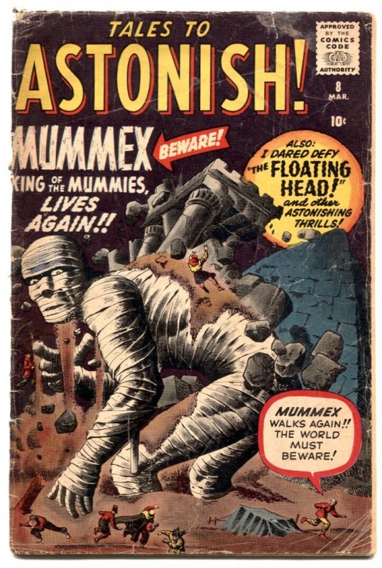 Tales to Astonish #8 (Marvel Comics, 1960), raw comic book in FR condition — front cover
