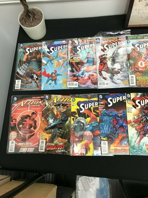 Superman 20pc Lot (VF) Superboy/supergirl Included!! 2012 (2012), raw comic book in VF condition — front cover