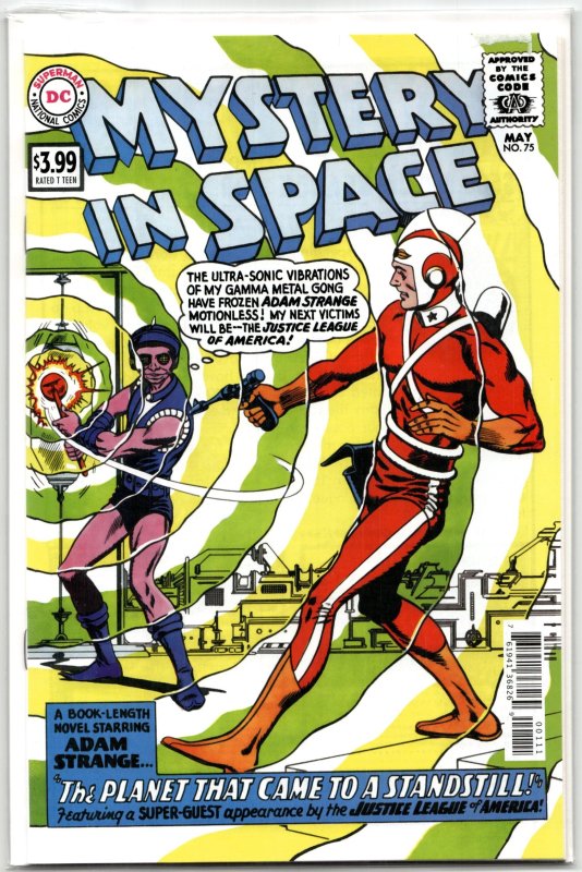 Mystery in Space #75 (DC Comics, 2020), raw, ungraded comic book — front cover