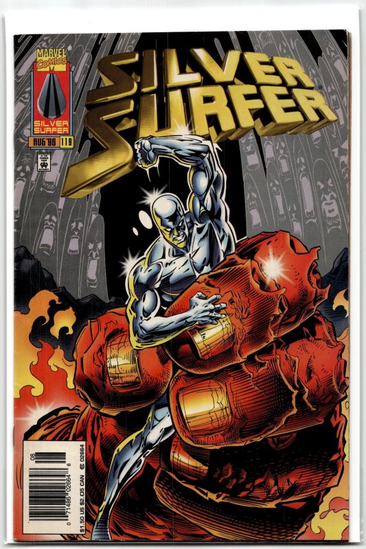 Silver Surfer #119 (Marvel Comics, 1996), raw, ungraded comic book — front cover