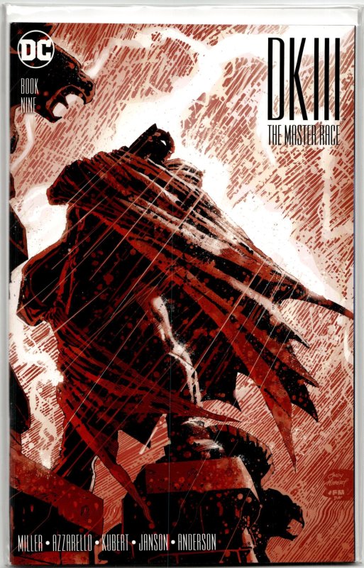 Dark Knight III: The Master Race #9 (DC Comics, 2017), raw, ungraded comic book — front cover