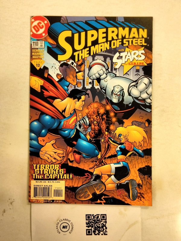 Superman the Man of Steel #110 (DC Comics), raw comic book in NM condition — front cover