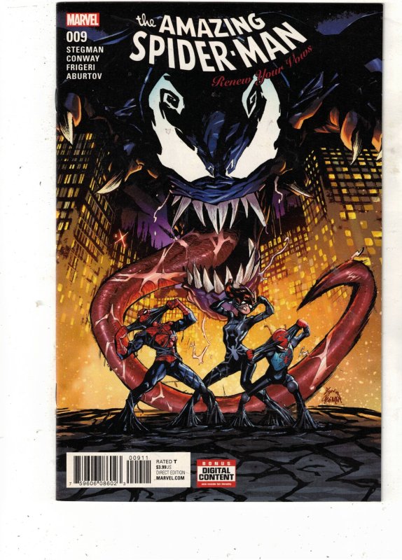 Amazing Spider-Man: Renew Your Vows #9 (2017), raw comic book in NM condition — front cover