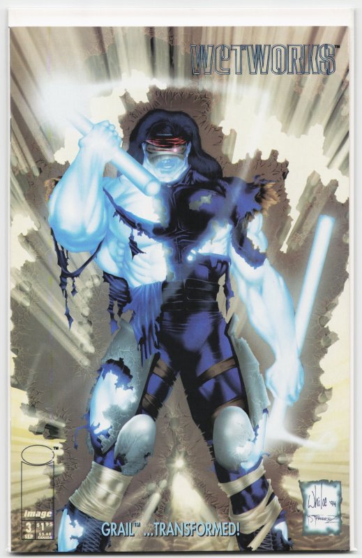 Wetworks #3 (Image Comics, 1994), raw, ungraded comic book — front cover