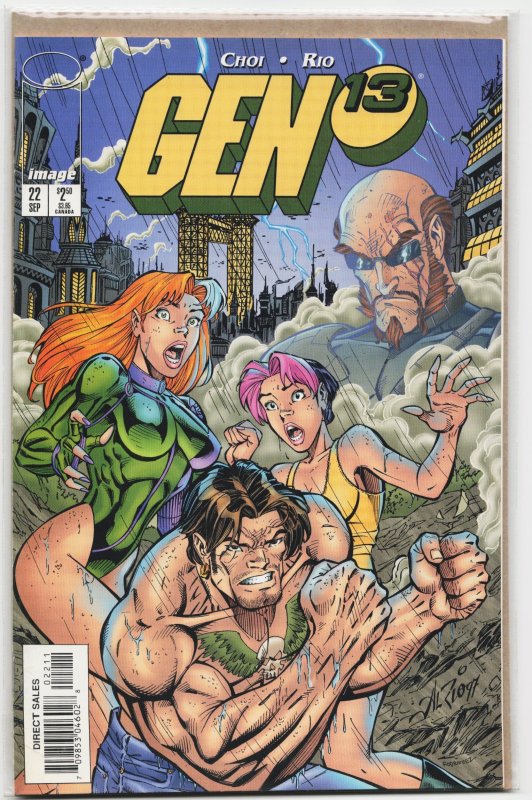 Gen 13 #22 (Image Comics, 1997), raw, ungraded comic book — front cover