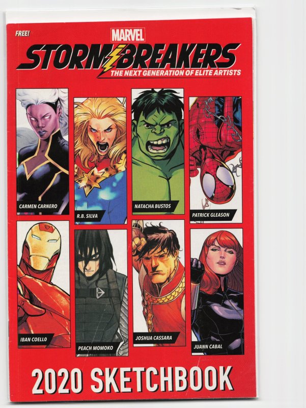 Stormbreakers 2020 Sketchbook (2020) (2020), raw, ungraded comic book — front cover