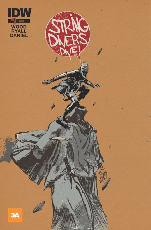 String Divers #1 (IDW Publishing, 2015), raw comic book in VF+ condition — front cover
