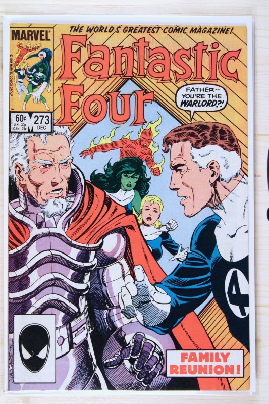 Fantastic Four #273 (Marvel Comics, 1984), raw comic book in FN 6.0 condition — front cover