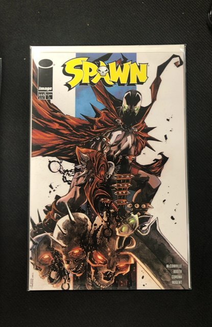 Spawn #355 (Image Comics, 2024), raw, ungraded comic book — front cover