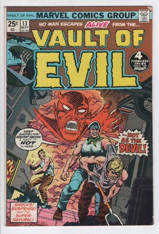 Vault OF Evil #13 - 4.5 - C-OW - Heath (Marvel Comics), raw comic book in 4.5 condition — front cover