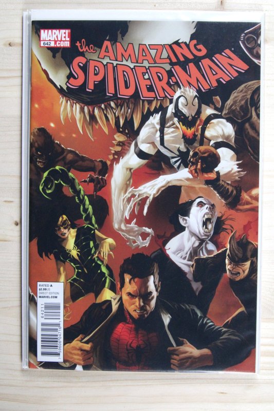 The Amazing Spider-Man #642 (Marvel Comics, 2010), raw comic book in NM 9.4 condition — front cover